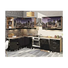 Kitchen "Painted high gloss with printing" KX-6749